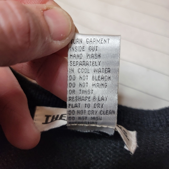 Vintage Theme Works Christmas Sweater Vest M Santa Knit Ugly Tree Embroidered - Picture 3 of 6